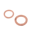 110 Piece 6 Sizes Heavy Duty Auto Copper Washer Assorted Oil Brake Clutch Line Seal in Box
