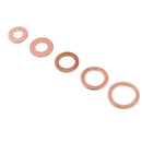 110 Piece 6 Sizes Heavy Duty Auto Copper Washer Assorted Oil Brake Clutch Line Seal in Box