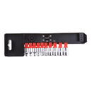 12 Pieces 1/4'' Socket Ratchet Wrench Sleeve Chrome Vanadium Steel Hand Tool