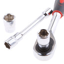 12 Pieces 1/4'' Socket Ratchet Wrench Sleeve Chrome Vanadium Steel Hand Tool