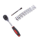 12 Pieces 1/4'' Socket Ratchet Wrench Sleeve Chrome Vanadium Steel Hand Tool