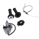 PZ26 Carburetor Throttle Cable Hand Grips For Honda XR100R Motorcycle ATV