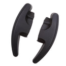 Pair Black Carbon Steering Wheel Paddle Shift Extension for VW Golf GTI R36