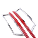 Pair Chrome Fog Light Trim Cover Garnish For Volkswagen Golf 7 MK7 2013~2015