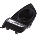 Pair Blue LED Daytime Running Light DRL Foglamp for Honda Fit 2014-2016