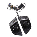 Pair Blue LED Daytime Running Light DRL Foglamp for Honda Fit 2014-2016