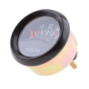 Waterproof DC12V 52mm Car Voltmeter Pointer Gauge Meter & Yellow Bulb & Bracket