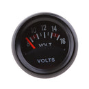 Waterproof DC12V 52mm Car Voltmeter Pointer Gauge Meter & Yellow Bulb & Bracket