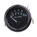 Replacement 52mm Car Oil Pressure Gauge with Sensor &Mount Bracket 0~100PSI
