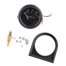 52mm Universal Car Yellow LED Water Temperature Sensor Pointer Gauge Meter