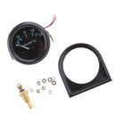 52mm Universal Car Yellow LED Water Temperature Sensor Pointer Gauge Meter