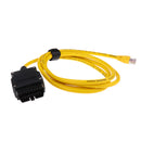 ENET Ethernet to OBD 16Pin Interface 1.5M Cable E-SYS ICOM Code for BMW F-series