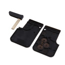 Replacement Smart Remote Key Shell Case 3 Buttons Pad for Renault Megane Scenic 2003-2008