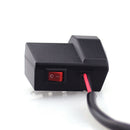 Motorcycle GPS Cell Phone Dual USB Power Socket Charger + Red LED Voltage Voltmeter