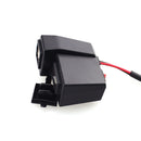 Motorcycle GPS Cell Phone Dual USB Power Socket Charger + Red LED Voltage Voltmeter