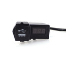 Motorcycle GPS Cell Phone Dual USB Power Socket Charger + Red LED Voltage Voltmeter
