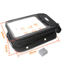 Black Motorbike Oxford Tank Bag Motorcycle Touring Luggage Magnetic Tank Bag