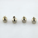4 Pieces Motorcyle Car Slotted Head Valve Stem Caps with Core Remover Tool