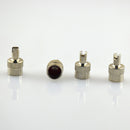 4 Pieces Motorcyle Car Slotted Head Valve Stem Caps with Core Remover Tool