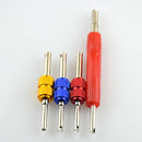 4 Pieces Dual Head Car Truck Tire Valve Stem Core Remover Repair Wrench Tools