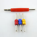 4 Pieces Dual Head Car Truck Tire Valve Stem Core Remover Repair Wrench Tools