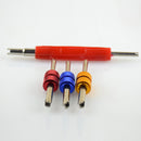 4 Pieces Dual Head Car Truck Tire Valve Stem Core Remover Repair Wrench Tools