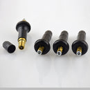 4 Pieces 60mm Car TPMS Snap In Tire Valve Stems For Buick Lacrosse Enclave Encore Black