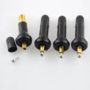4 Pieces 60mm Car TPMS Snap In Tire Valve Stems For Buick Lacrosse Enclave Encore Black