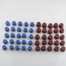 50 Pieces AC A/C Charging Port Service Caps R134a R12 13mm & 16mm Red Blue