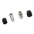 2 Piecses A/C Service Ports Adapters Ball Valves Low&High Side for GM Ford