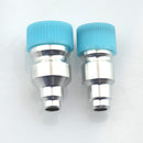 6 Pieces Replacement Auto Car A/C Service Port Retrofits R134a Caps+JRA Valve Cores Kit