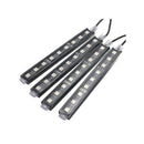 4-in-1 9 LED SMD Car Indoor Illumination Interior Lighting Strip 7 Color