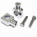 2 Pieces Motorcycle HandleBar Riser Mount Clamp 25MM 1'' For Kawasaki Yamaha