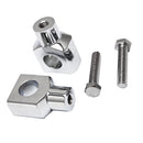 2 Pieces Motorcycle HandleBar Riser Mount Clamp 25MM 1'' For Kawasaki Yamaha