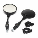 Motorcycle Scooter Street Bikes 22mm Handlebar Rear View Side Mirrors Wear Resistant