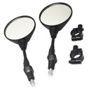 Motorcycle Scooter Street Bikes 22mm Handlebar Rear View Side Mirrors Wear Resistant