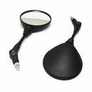 Motorcycle Scooter Street Bikes 10mm Screw Handlebar Rear View Side Mirrors Wear Resistant
