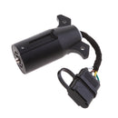 Trailer 7 Way Flat to 4 Way Pin Adapter Connector with Secure Tab