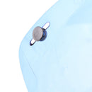 Motorcycle 3-Snap Helmet Visor Shield Flip Up Down for Harley - Blue Lens
