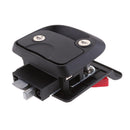Black RV Camper Trailer Motorhome Paddle Door Lock Latch Handle Knob Deadbolt
