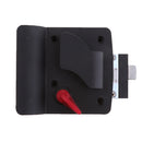 Black RV Camper Trailer Motorhome Paddle Door Lock Latch Handle Knob Deadbolt