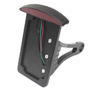 Side-Mount License Plate Bracket with LED Tail Light For 3/4'' or 1'' Axle Harley Sportster XL883