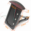 Side-Mount License Plate Bracket with LED Tail Light For 3/4'' or 1'' Axle Harley Sportster XL883