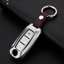 Car Remote Flip Key Cover Case Skin Protection for Nisan Venucia T90 Silver