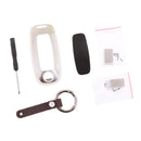Car Remote Flip Key Cover Case Skin Protection for Nisan Venucia T90 Silver