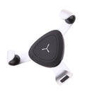 360Â° Rotating Car Air Vent Mount Cradle Holder Bracket for Mobile / Cell Phone GPS - Silver