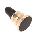 360 Degree Rotated Car Air Vent Magnetic Phone Mount Holder Bracket Golden