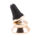 360 Degree Rotated Car Air Vent Magnetic Phone Mount Holder Bracket Golden