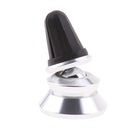 360 Degree Rotated Car Air Vent Magnetic Phone Mount Holder Bracket Silver