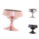 360 Degree Magnetic Mobile Phone Dashboard Mount Car Bracket Holder Rose Golden